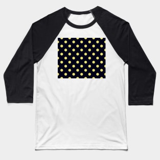 Yellow dots Baseball T-Shirt